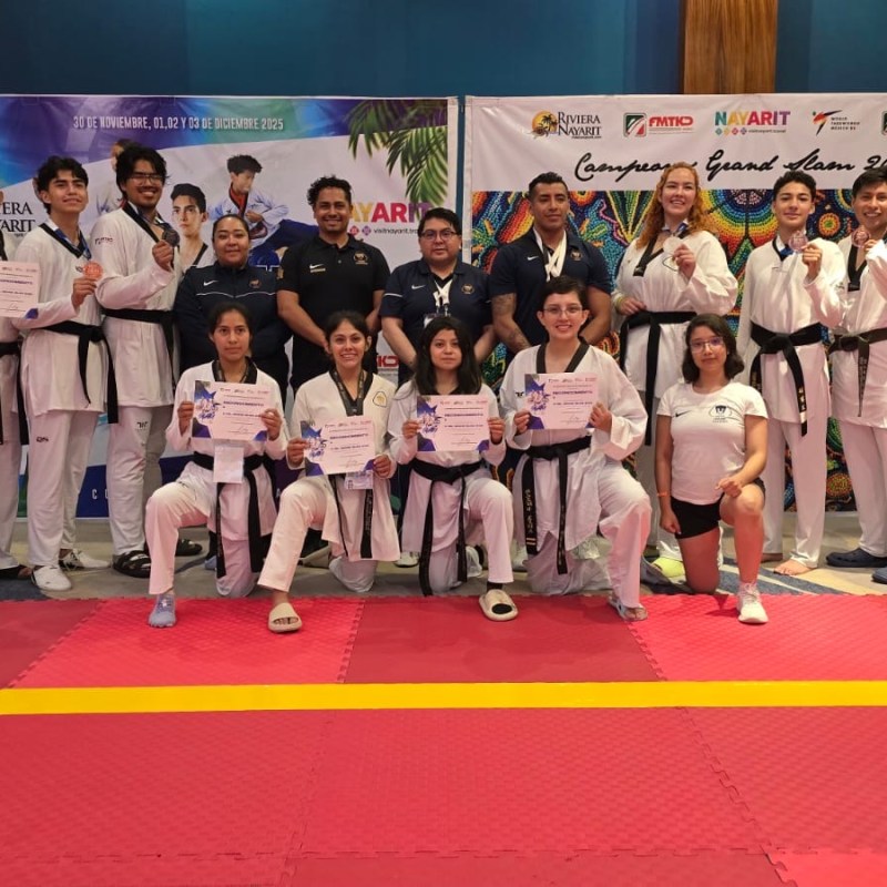 Taekwondoínes universitarios en ascenso, buscarán clasificar a competencias internacionales en&nbsp;2026