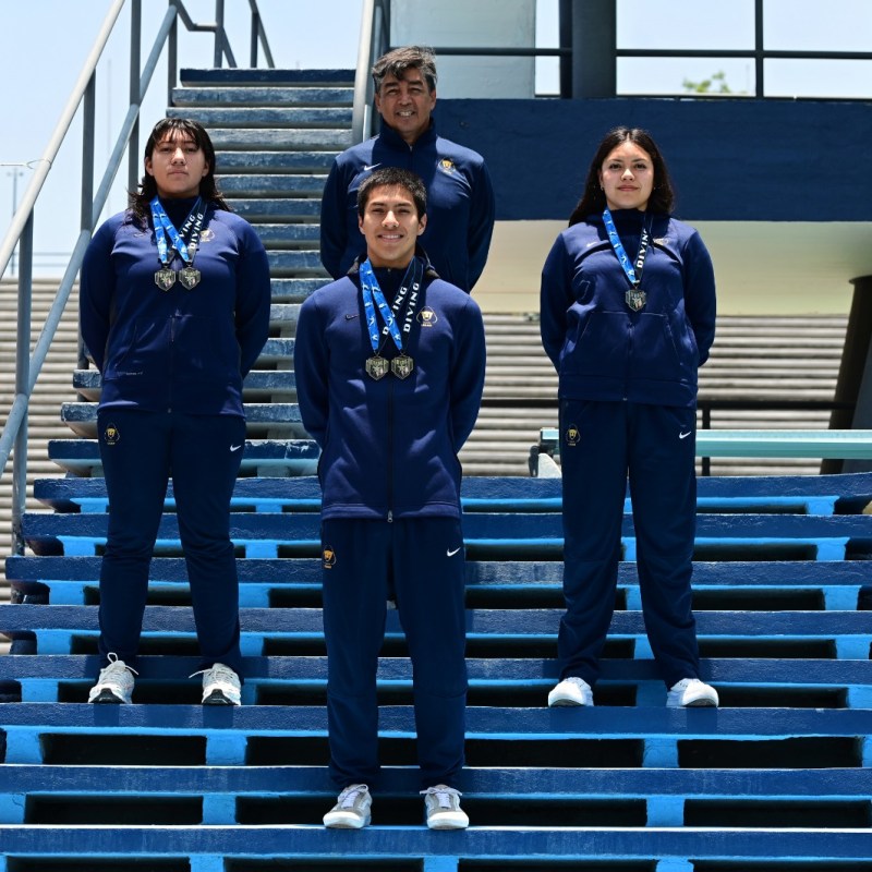 Tres clavadistas de la UNAM ganaron medalla en evento&nbsp;internacional