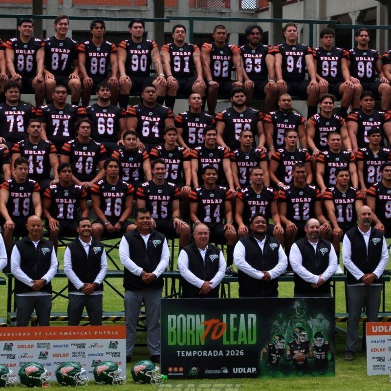 Los Aztecas de la UDLAP se presentan para la temporada 2026 de los 14 Grandes de la&nbsp;ONEFA