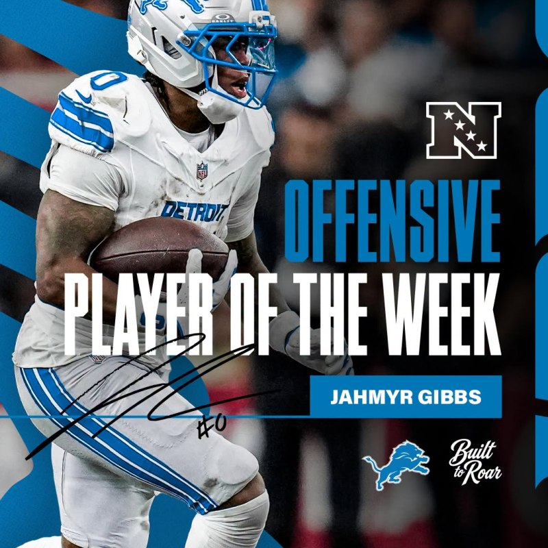 Jahmyr Gibbs y Jalen Warren en lo mejor de la Semana 5 de la&nbsp;NFL