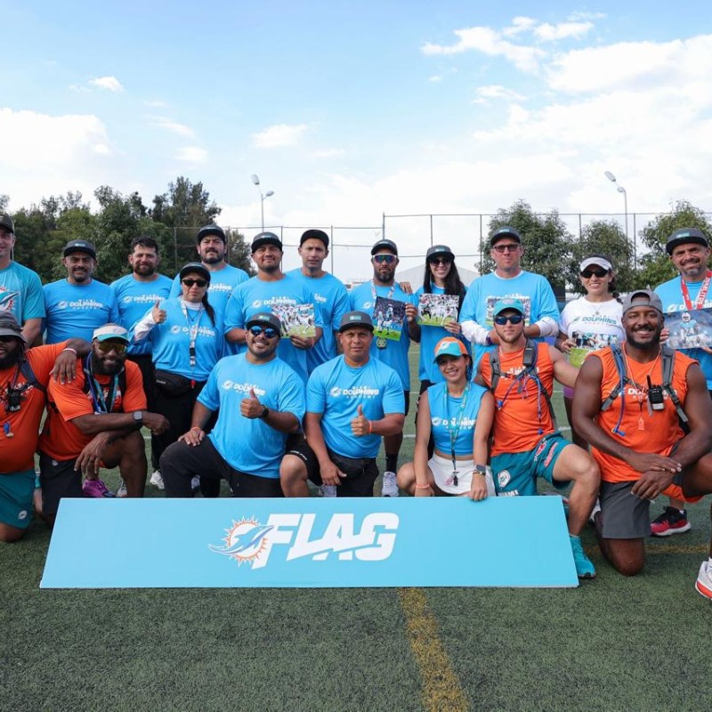 NFL México y CONADE se unen a Miami Dolphins Academy para crear programas de Flag Football y educación durante todo el año en el&nbsp;país