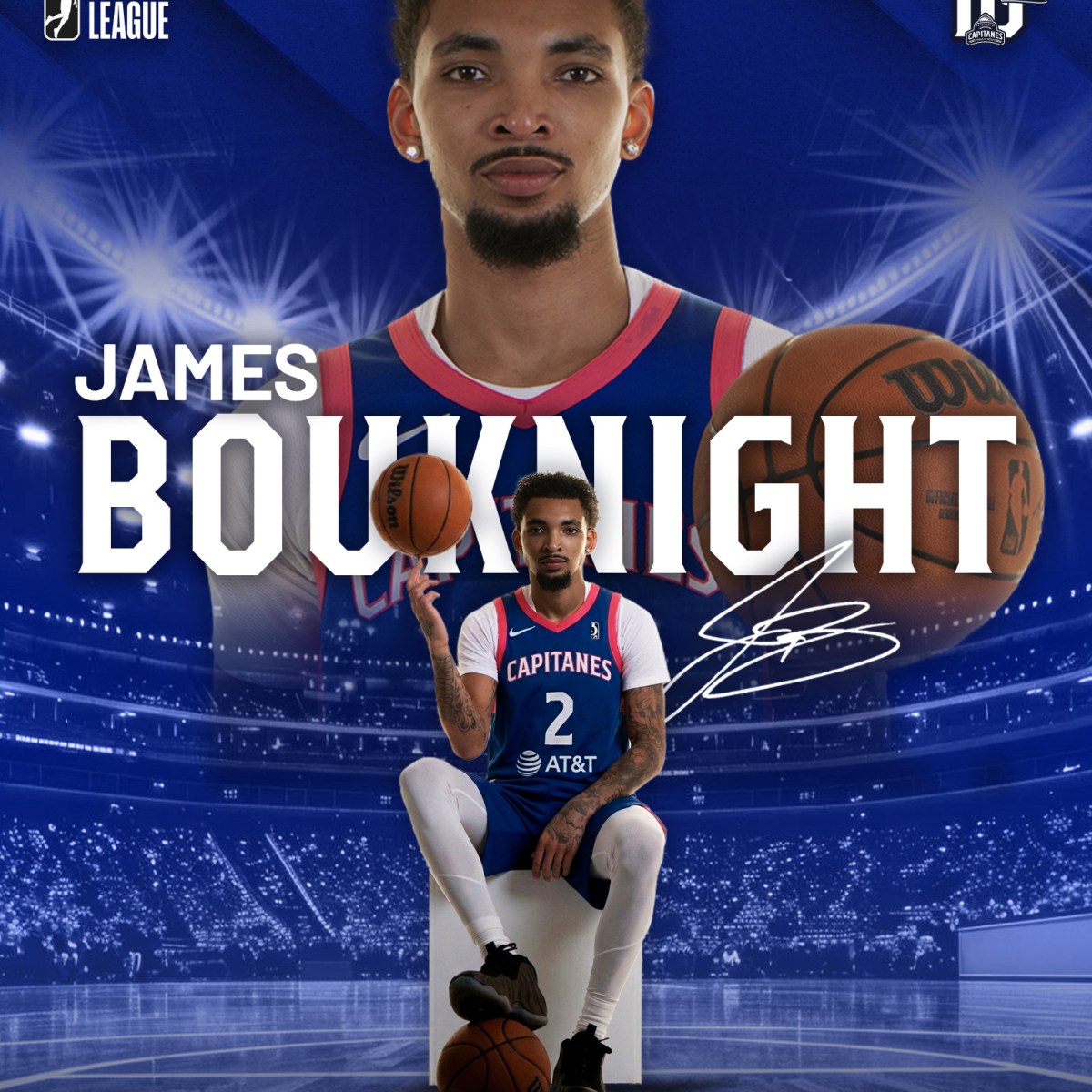 JAMES BOUKNIGHT REGRESA A CAPITANES CON LA MIRA PUESTA EN LA&nbsp;NBA