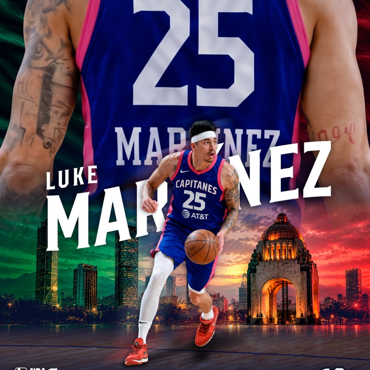 Luke Martínez vuelve a Capitanes con el orgullo de representar a México en la G&nbsp;League